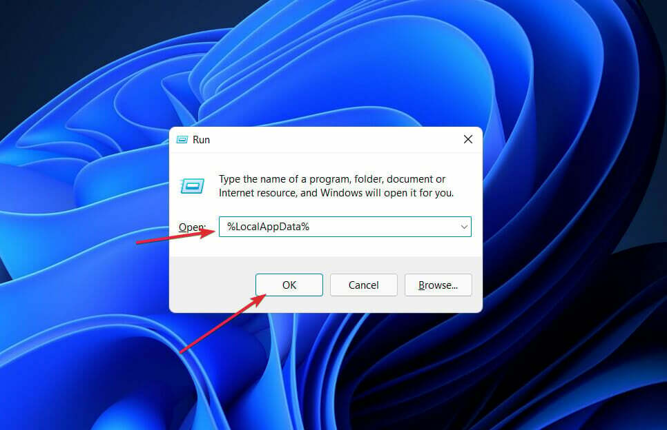  localappdata discord -asennus epäonnistui Windows 11:ssä
