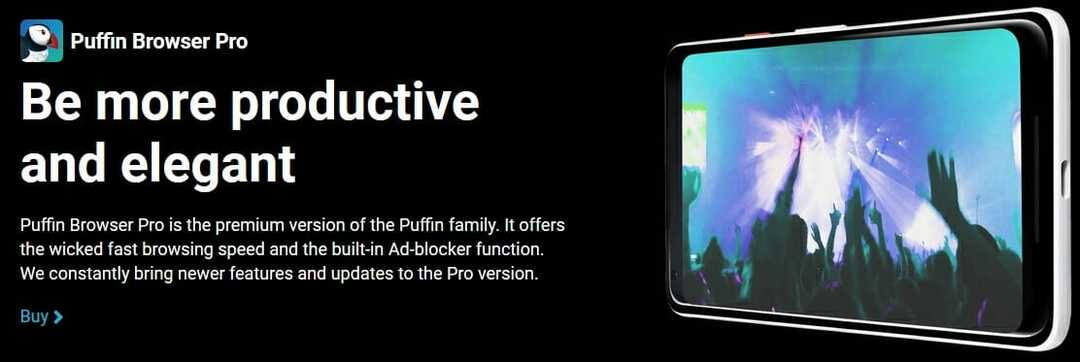 Puffin Browser Pro lahek iOS brskalnik