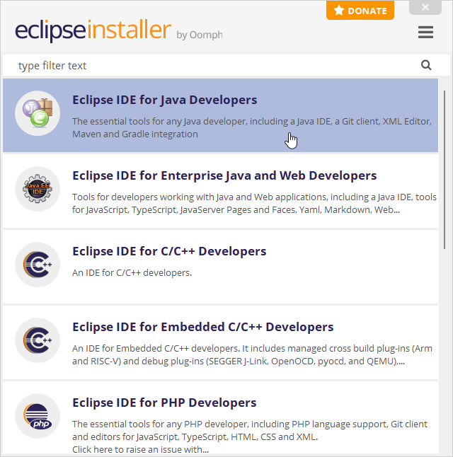 download-eclipse-java