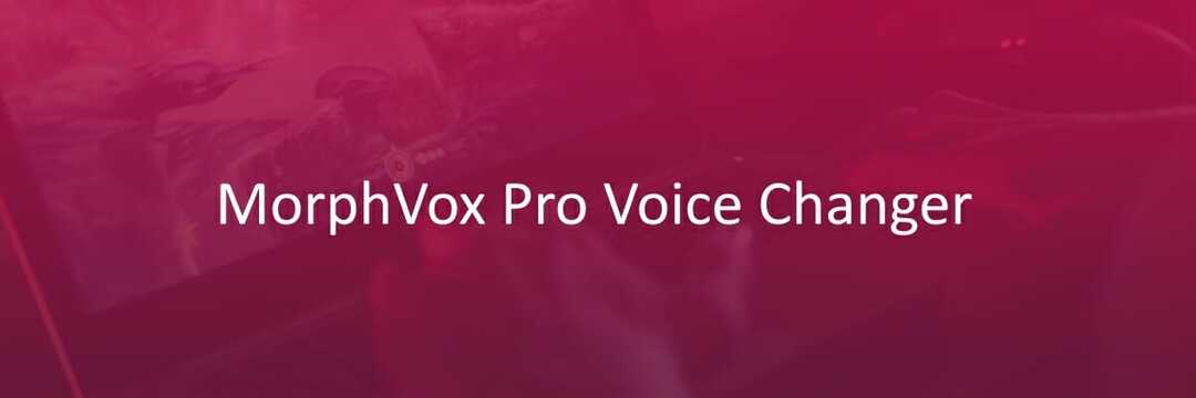 MorphVox Pro Voice Changer -äänitaulu erimielisyyksiä varten