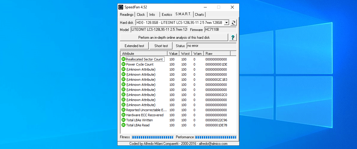 „SpeedFan SMART“