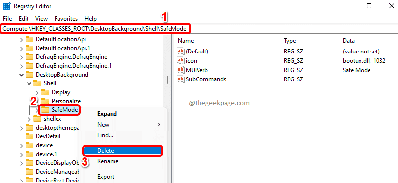 Kako dodati možnost ponovnega zagona v varnem načinu v kontekstni meni z desnim klikom v sistemu Windows 11