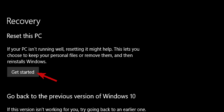 reparer oppdatering av spionvarebeskyttelse Windows 108, 8.1