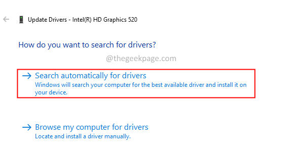 Pesquisar automaticamente por drivers