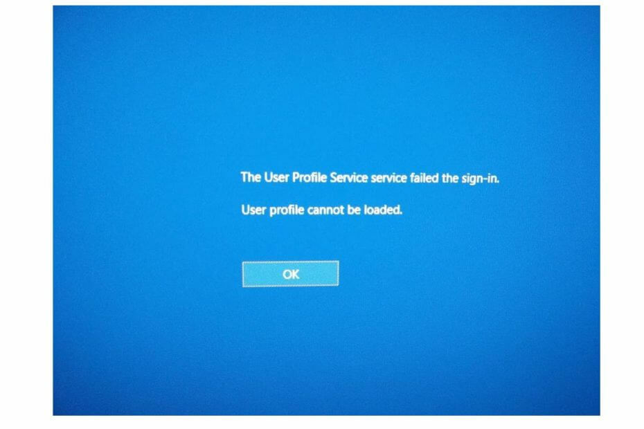 Windows10がProfSvcサービスに接続できなかった場合の対処方法