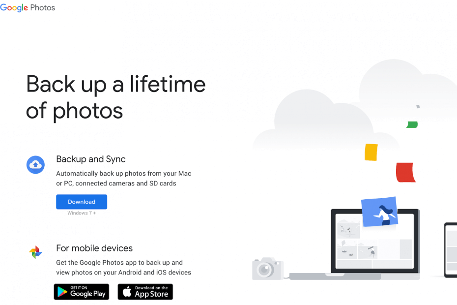 uporabite google photos windows 10