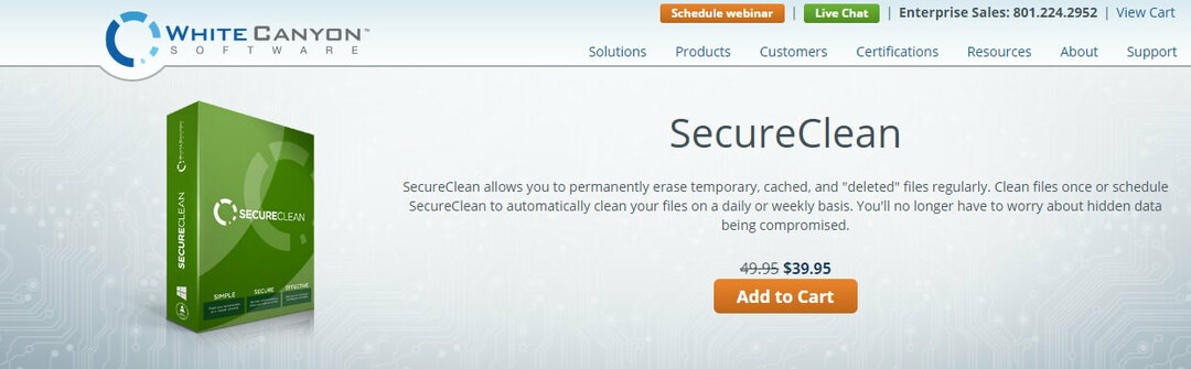 SecureClean - منظف ملفات تعريف الارتباط