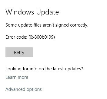Problèmes de Windows 10 Build 11082