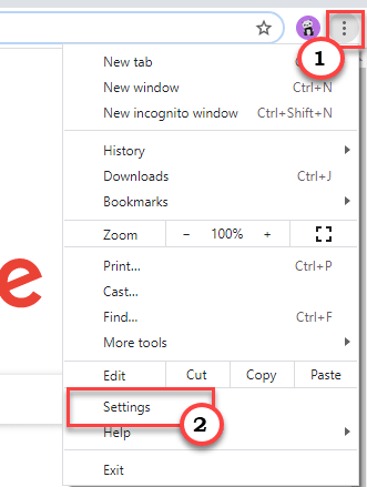 Chrome-indstillinger Min