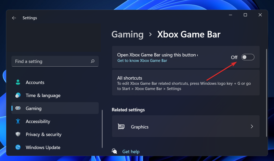 turn-off-gamebar-shortcut verwijderen xbox game bar windows 11