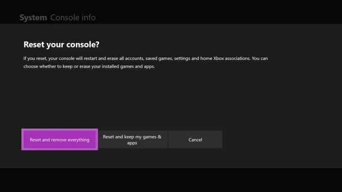 lähtestage ja eemaldage kõik Microsofti serva Xbox one, mis ei tööta