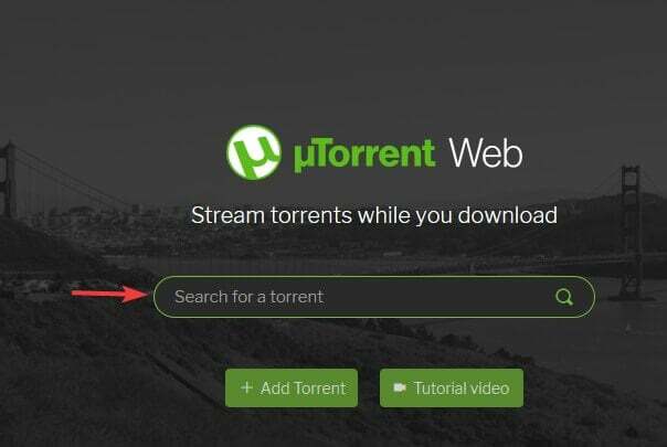 utorrent-verkkohaku utorrent-selain