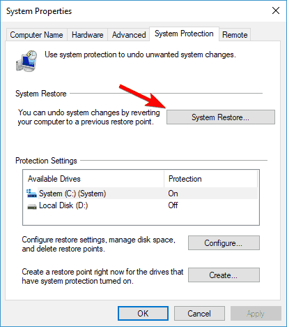 Opravilna vrstica sistema Windows 10 zamrznjena