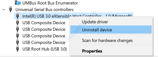 USB, Windows 10'da bağlantıyı kesmeye ve yeniden bağlanmaya devam ediyor