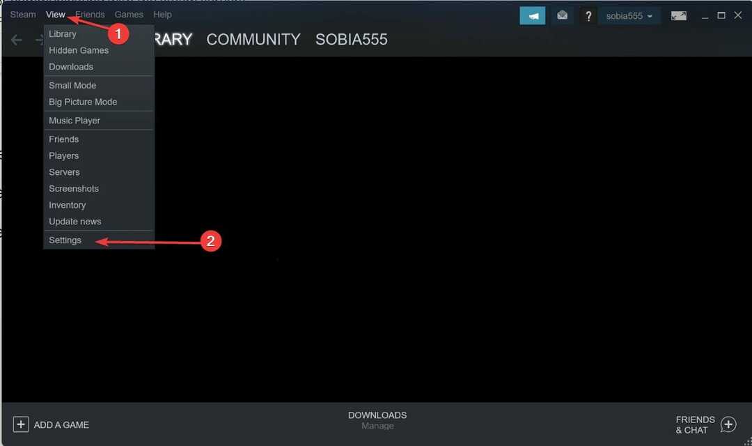 PARANDUS: Steami serveritega suhtlemisel tekkis viga