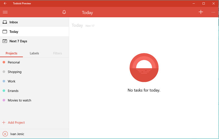 todoist windows 10 1