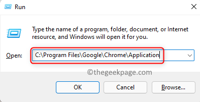 Ausführen Open Google Chrome Application Folder Min