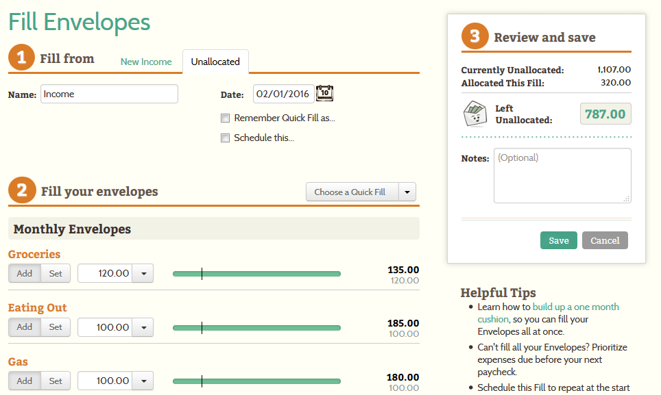 Goodbudget Uygulaması en iyi platformlar arası bütçe uygulaması