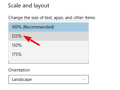 Volummikser åpner ikke Windows 10 endringsskalering