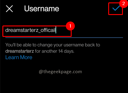 Como alterar o nome de usuário do Instagram no telefone Android