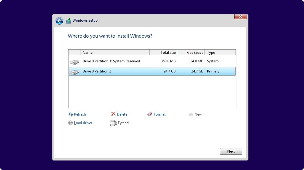 вибір інсталяційного-диска-Windows-11