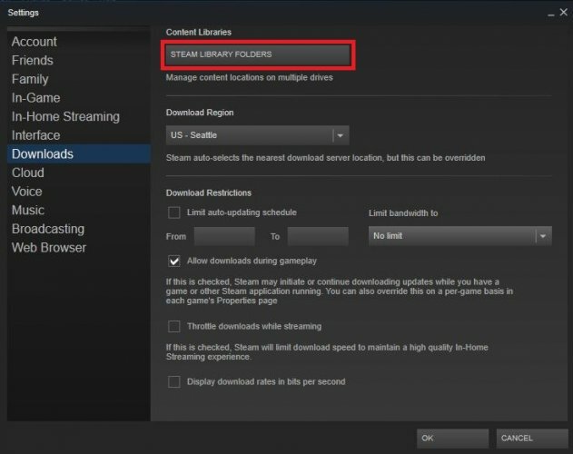 Steam-Spiele funktionieren nicht unter Windows 10 