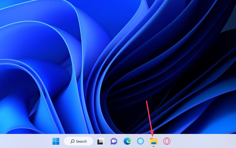 Gumb File Explorer spremeni črko pogona Windows 11