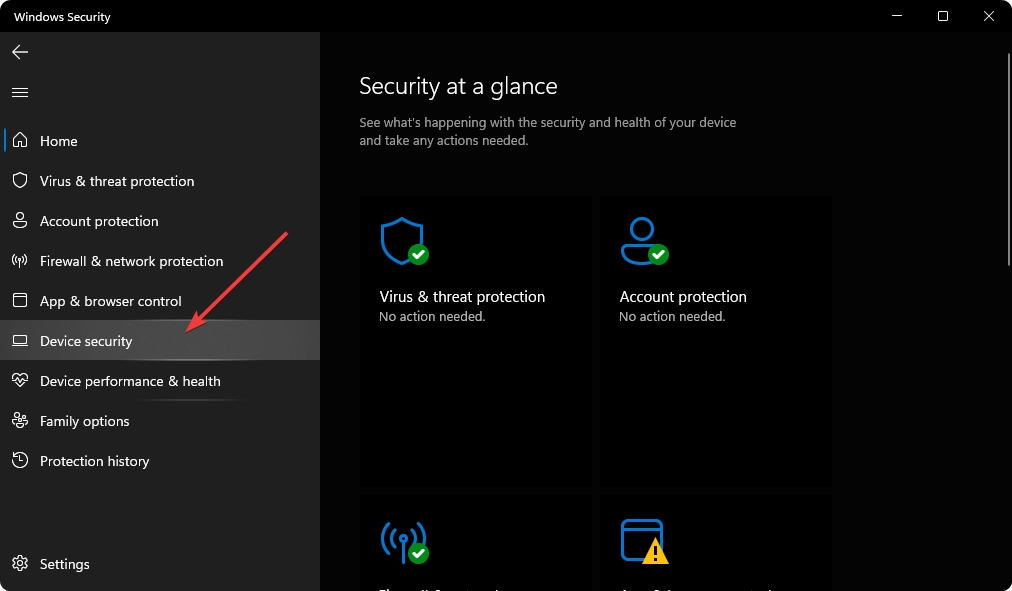 Gehende Gerätesicherheit Windows-Sicherheit