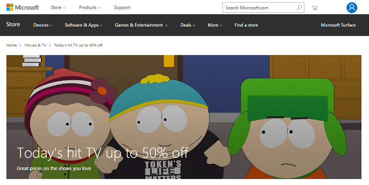 Podívejte se na tyto nabídky Black Friday s 50% slevou na televizní seriály od společnosti Microsoft