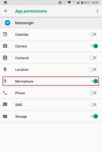 Facebook Messenger görüntülü görüşmesinde Microfon erişimi çalışmıyor