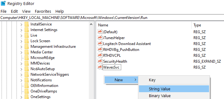 Исправить отсутствующую языковую панель на панели задач в Windows 10