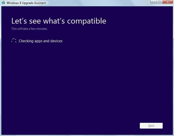 leidke, kas arvuti on Windowsi 8 jaoks valmis
