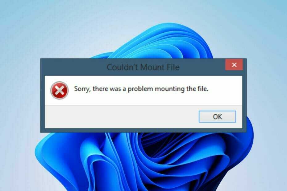 Correção: a montagem do arquivo ISO não está funcionando no Windows 11