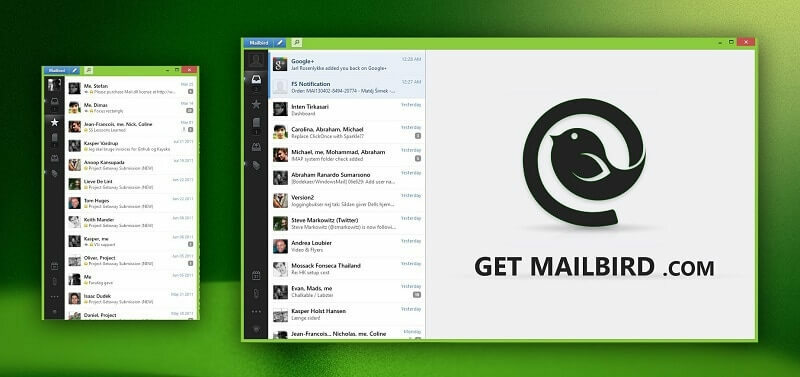 לקוח דוא"ל אפליקציית mailbird האפליקציות הטובות ביותר להורדה במחשב
