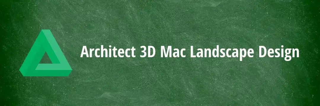 Architect 3D Mac Landscape Design-software voor landschapsontwerp voor mac
