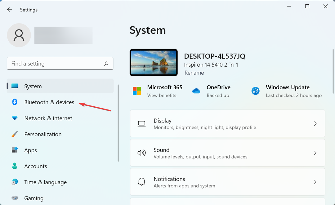 Bluetooth і пристрої, щоб виправити Windows 11, який не друкує у кольорі