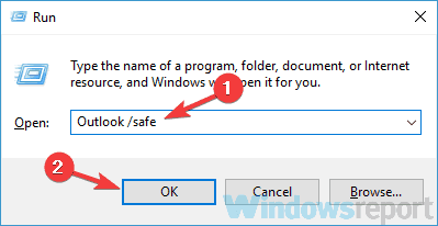Outlook 2016 се срива при запазване на прикачени файлове