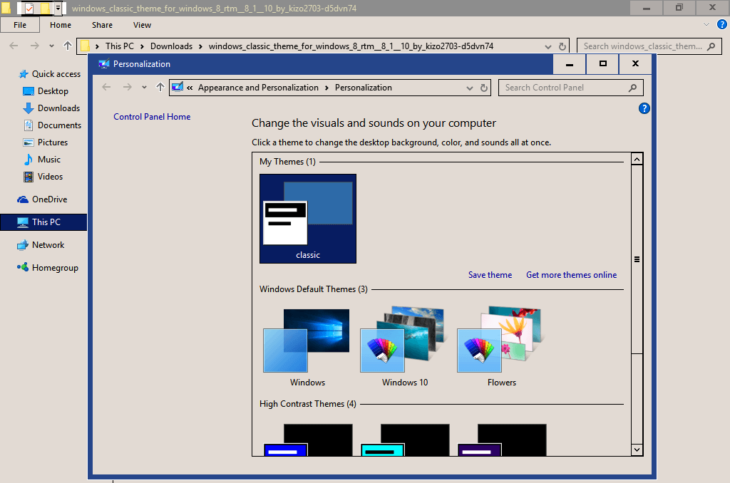 Maßgeschneidertes Windows 10 Thema 3