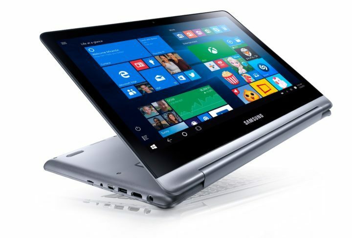 Notebook 7 Spin je impozantní notebook se systémem Windows 10 s otočnou dotykovou obrazovkou