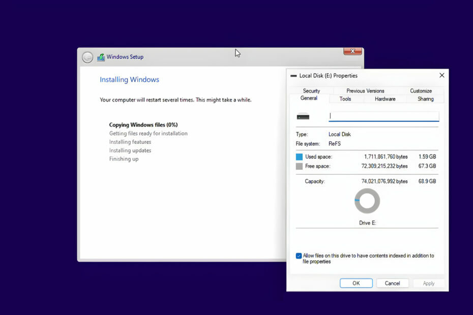 Microsoft ცდილობს გააუქმოს NTFS ReFS-ისთვის Windows 11-ში
