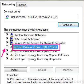 Ethernet Ipv6 nemá platnou konfiguraci IP