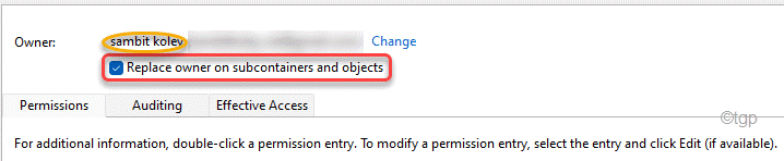 Kaip visiškai prisiimti registro raktą „Windows 11/10“