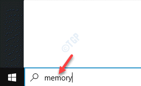 Starta Windows Search Bar Memory