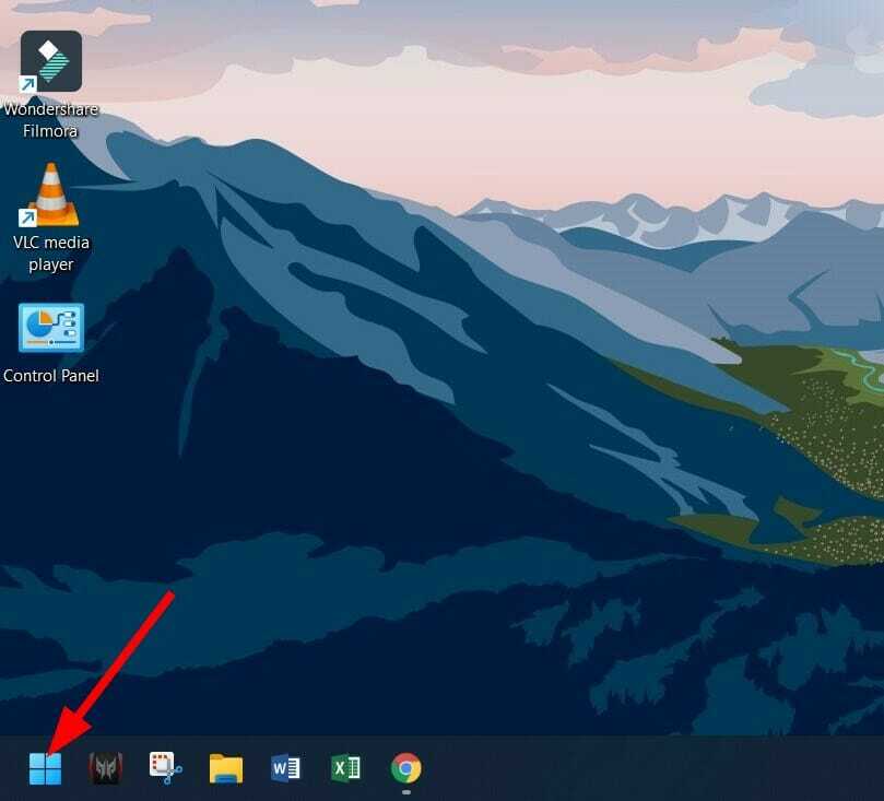 Windows 11 menüü Start