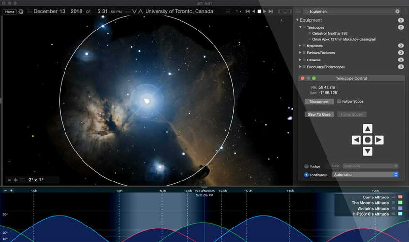 Beste professionelle Astronomie-Software für Ihren Windows-PC