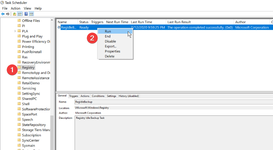 palauta rekisteri-Windows-10-ilman varmuuskopio-tehtävä-ajastinta