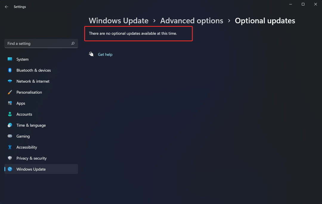  uuendamata Windows 11 dünaamiline värskendussagedus ei tööta