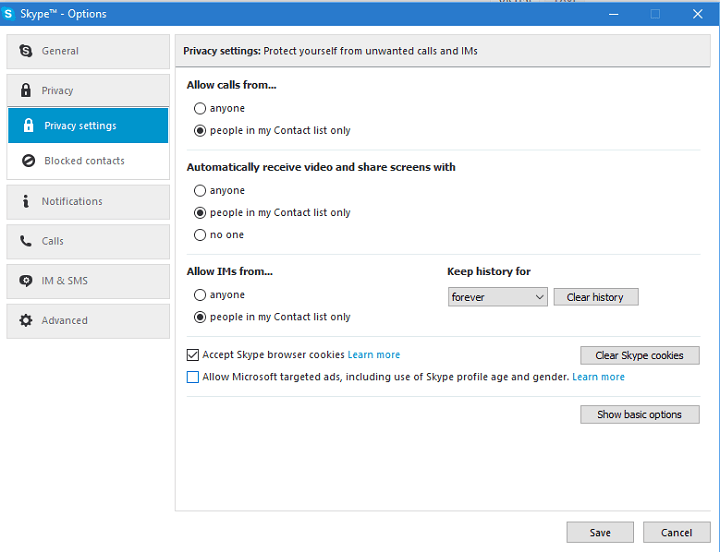Skype помилка Windows 10 2