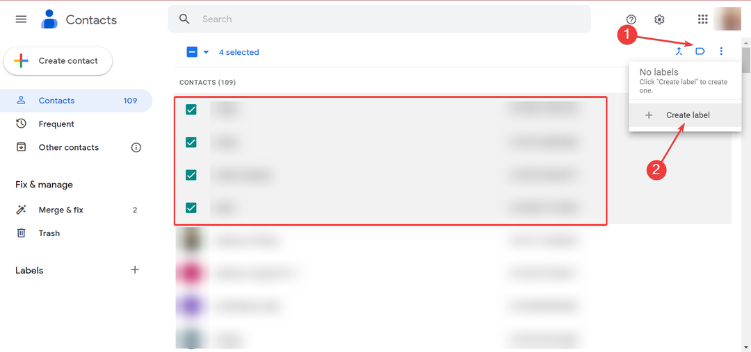 تصنيف جديد لإنشاء بريد إلكتروني جماعي في gmail