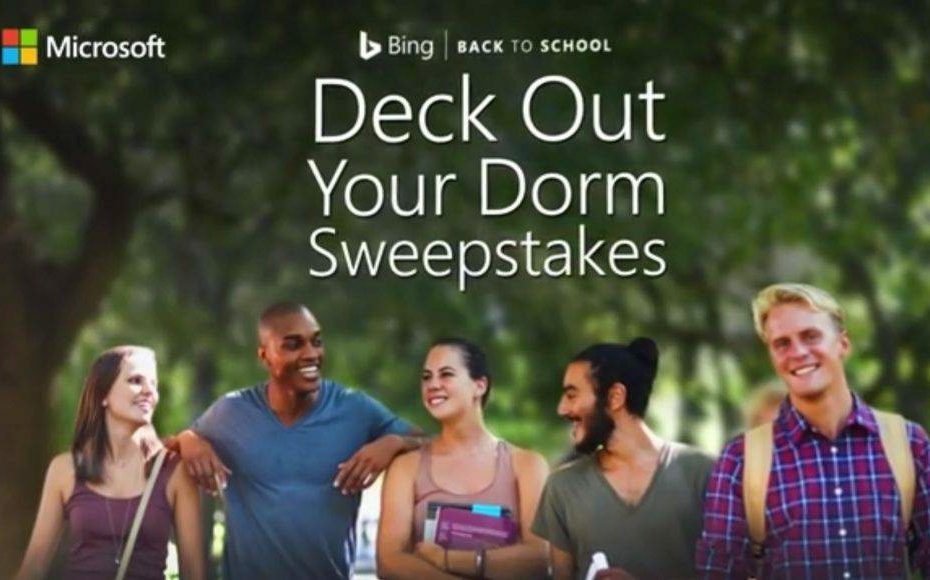 O sorteio Deck Out Your Dorm é sua chance de ganhar gadgets caros da Microsoft